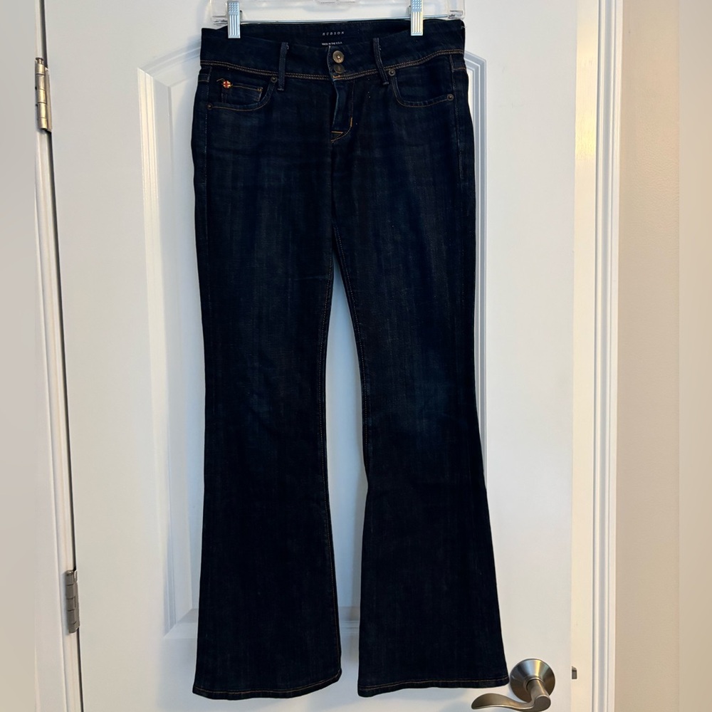 Hudson Flare Dark Denim Jeans